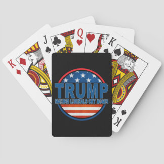 TRUMP Skapar liberaler Gråter igen Casinokort