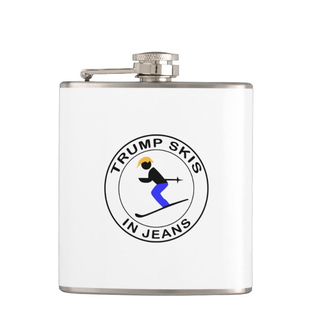 Trump Skis in Jeans Fickplunta (Framsidan)
