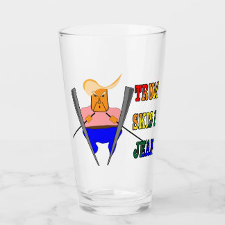 Trump Skis på jeans Glaskopp