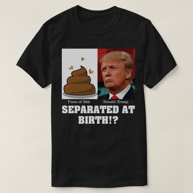 Trump skit vid födseln Anti Trump Tröja (Design framsida)