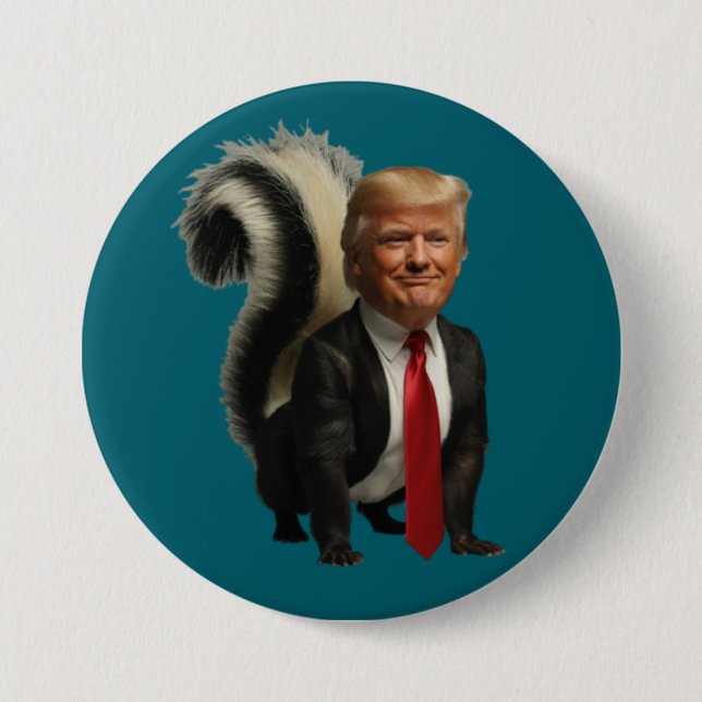 Trump Skunk Button Knapp (Framsida)