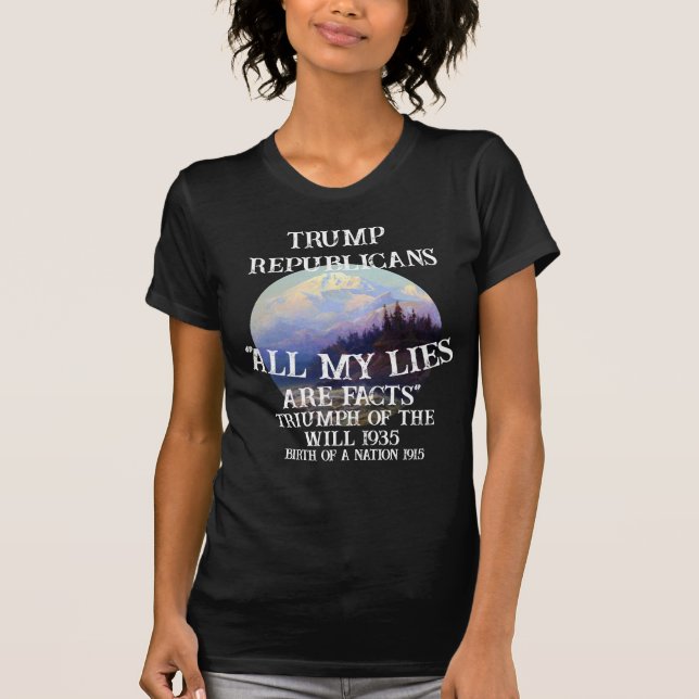 Trump släpper minderåriga flickors apokalyps  t shirt (Framsida)