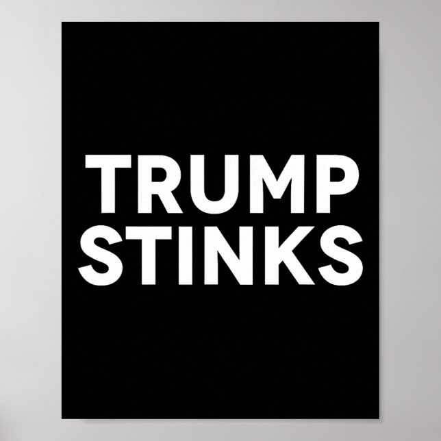 Trump Smells Bad Stinks Poster (Framsidan)
