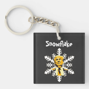 Trump/Snöflingning-nyckelkedja