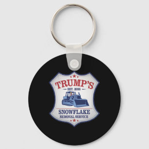 Trump Snöplog Trump Plogar Snöflinga Borttagning T Nyckelring