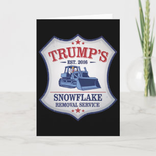 Trump Snöplog Trump Plogar Snöflingavdunstning Tv Kort