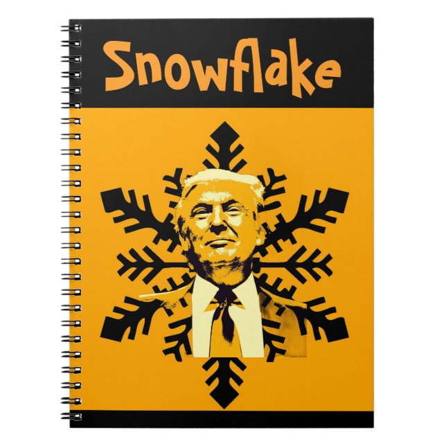 Trump/Snowflake Notebook Anteckningsbok (Framsidan)