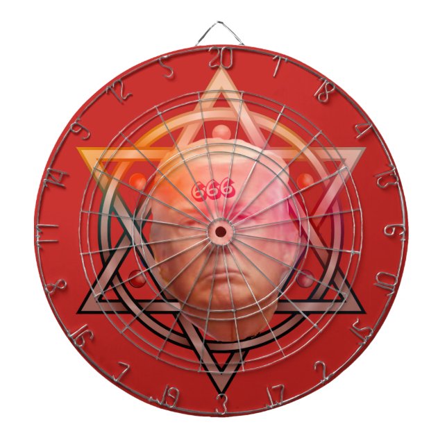 Trump som antiKristus på Pentacle-Personlig Piltavla (Framsidan)