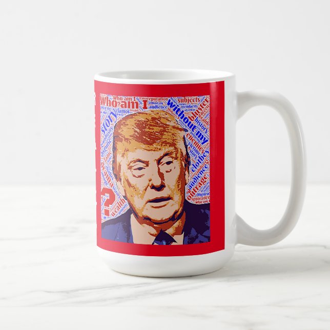 Trump som är i Verkligen Classic White Mugg (Höger)