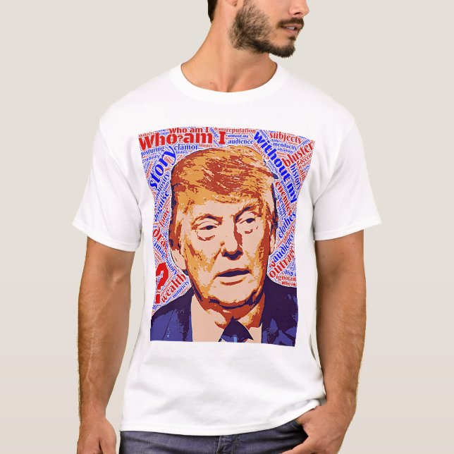 Trump som är i Verkligen Manar Basic T-Shirt (Framsida)