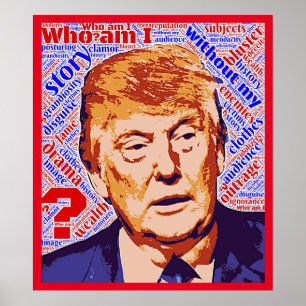 Trump som är i Verkligen-värde Poster Papper