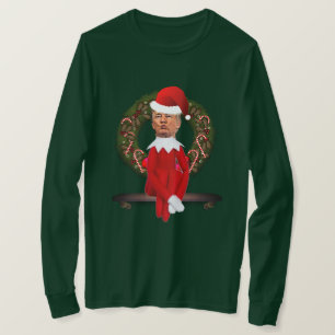 Trump som en Jul Elf Ugly T Shirt
