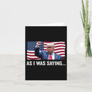 Trump Som jag sa Trump Hans tal Trump Vance Kort