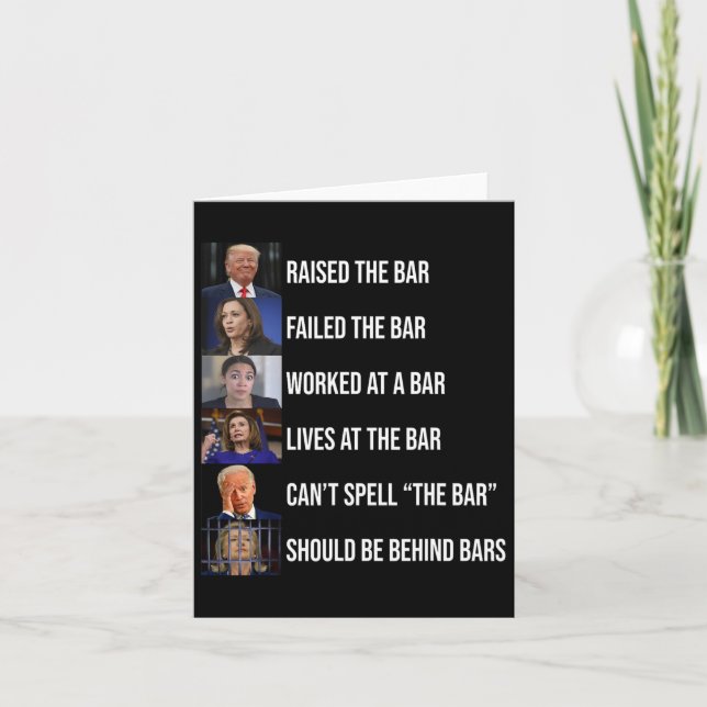Trump som Misslyckats byte R Kort (Framsida)