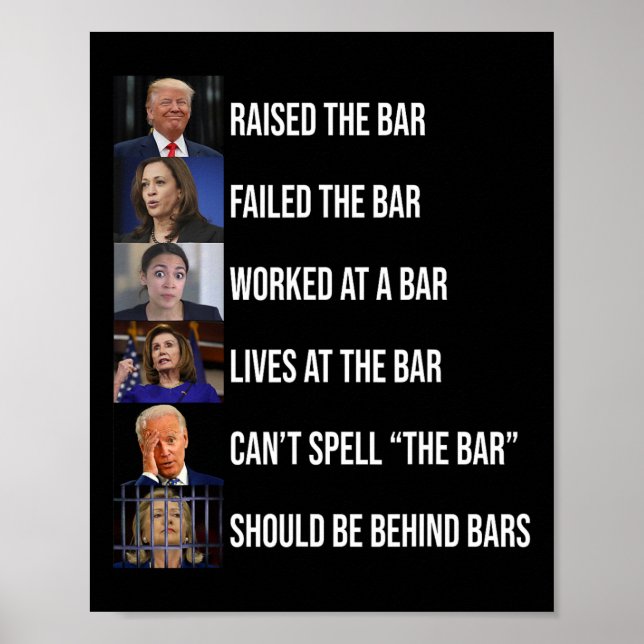 Trump som Misslyckats byte R Poster (Framsidan)