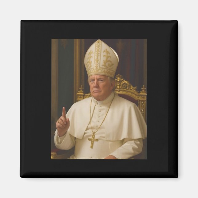 Trump som påvens PM-funktion 1 Magnet (Framsidan)