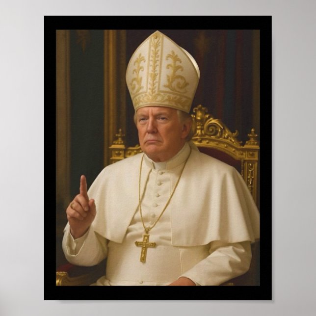 Trump som påvens PM-funktion 1 Poster (Framsidan)