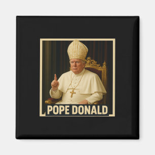 Trump som påvlig kyrka påve Trump Rolig Vatikanen  Magnet