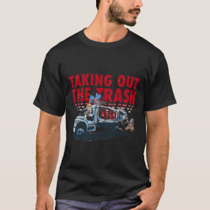 Trump som tar ut den roliga trumpen i Sopor T Shirt