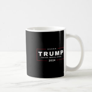 Trump som tog Amerika tillbaka 4 juli 2024 USA Mag Kaffemugg