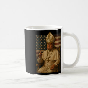 Trump som Vatican Church Pope Republican made Vati Kaffemugg