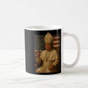 Trump som Vatican Church Pope Republican made Vati Kaffemugg