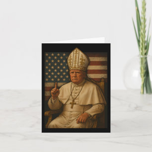 Trump som Vatican Church Pope Republican made Vati Kort