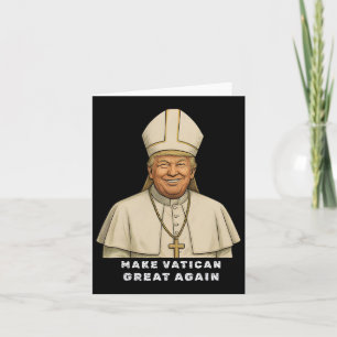 Trump som Vatican Church Pope Trump gör Vatikan Gr Kort