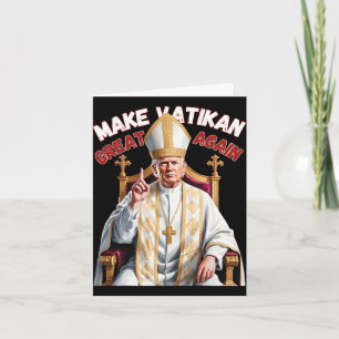 Trump som Vatican Church Pope Trump gör Vatikan Gr Kort
