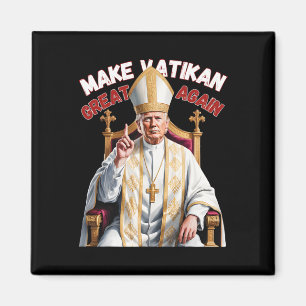 Trump som Vatican Church Pope Trump gör Vatikan Gr Magnet