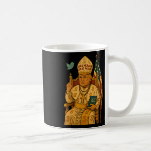 Trump som Vatican Church Pope Trump Kaffemugg