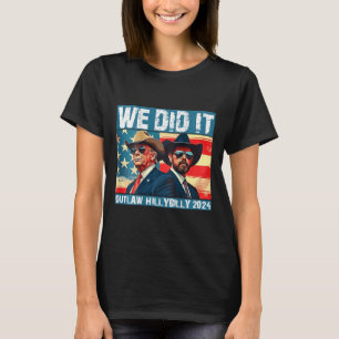 Trump Sopor Vi gjorde det utgående Hillbilly 2024  T Shirt