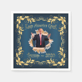 Trump Souvenir Breakout-minneshögtider Napkins ~ Pappersservett
