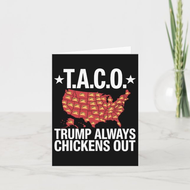 Trump - spara alltid ut chickens-PM Kort (Framsida)