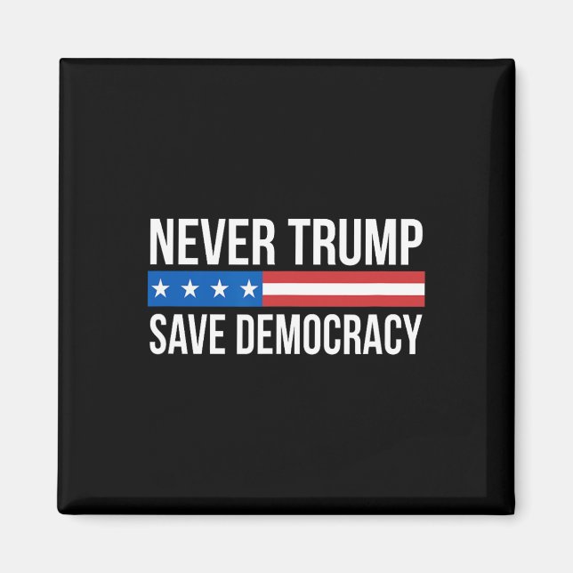 Trump - Spara Democracy - Magnet (Framsidan)
