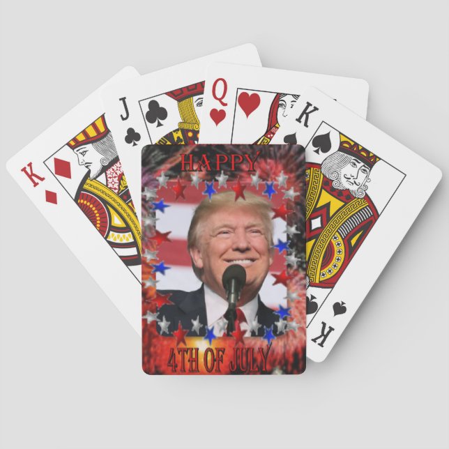 Trump-spelkort Casinokort (Baksidan)