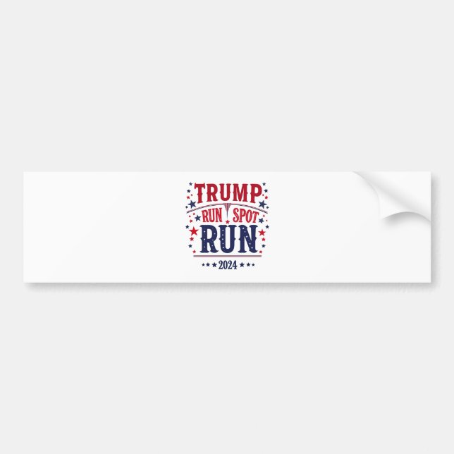 Trump Springa Spot Springa-debatten Bildekal (Framsidan)