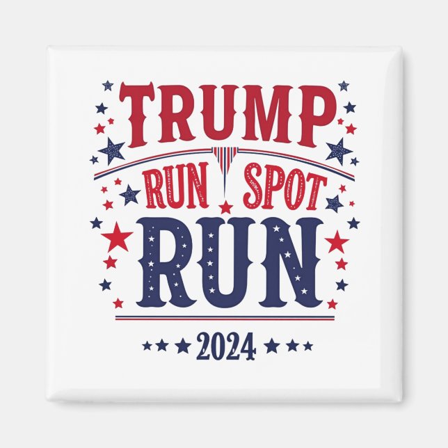 Trump Springa Spot Springa-debatten Magnet (Framsidan)