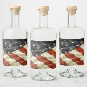 TRUMP SPRITFLASKOR ETIKETT