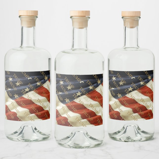 TRUMP SPRITFLASKOR ETIKETT (Flaskor)