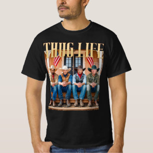 Trump Squad Kennedy Vance Elon Thug Life T Shirt