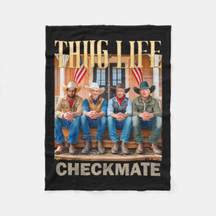 Trump Squad Thug Life Trump Vance Kennedy Elon Fleecefilt