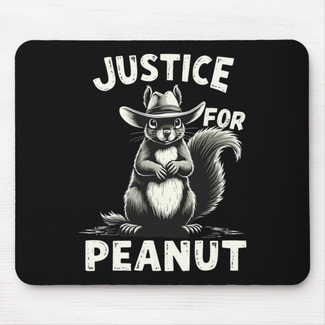 Trump Squirrel Gör Peanut Squirrel Säker igen Tru Musmatta (Framsidan)