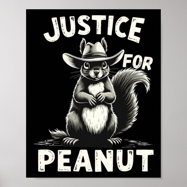 Trump Squirrel Gör Peanut Squirrel Säker igen Tru Poster (Framsidan)