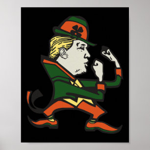 Trump St. Paddy's Roliga Trump St Patrick's Day  Poster