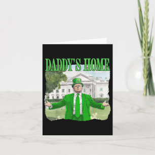 Trump St Patrick Day Pappas Hemma Vita Huset Lepr Kort