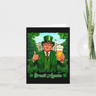 Trump St. patricks dag - Gör St. Patricks dag St Kort