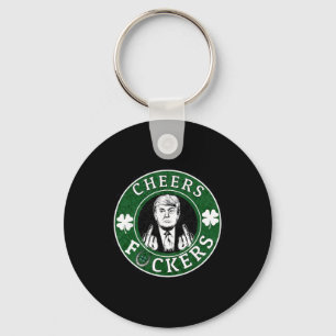 Trump St Patrick's Day Cheers Ers Shamrock Patrick Nyckelring