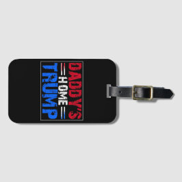 Trump - startsida för Pappor Bagagebricka