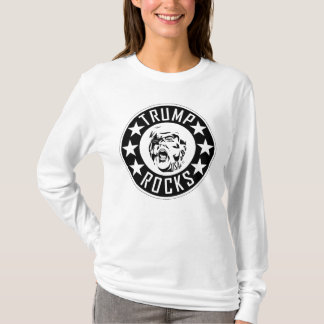 Trump Sten Kvinnors Långärmad T-Shirt